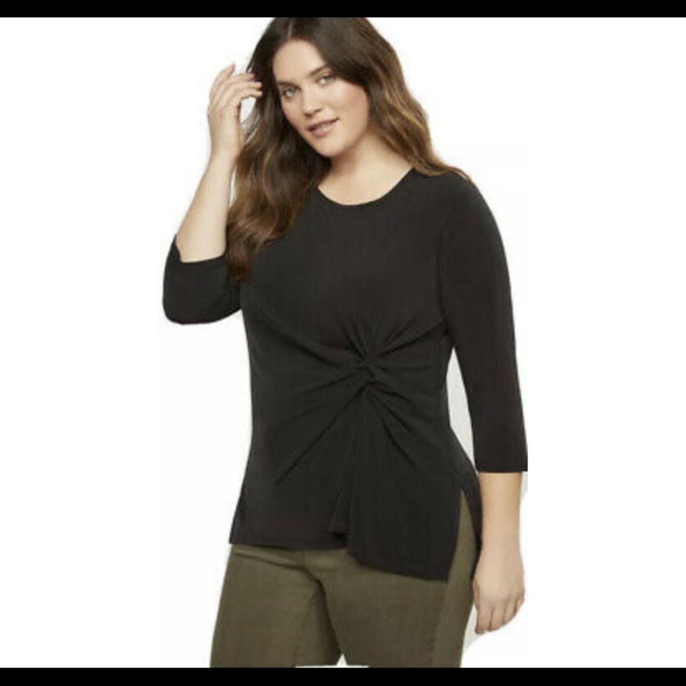Lane Bryant Knot Front Shirt